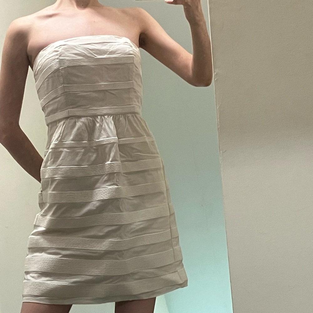 J Crew Strapless Cocktail Dress